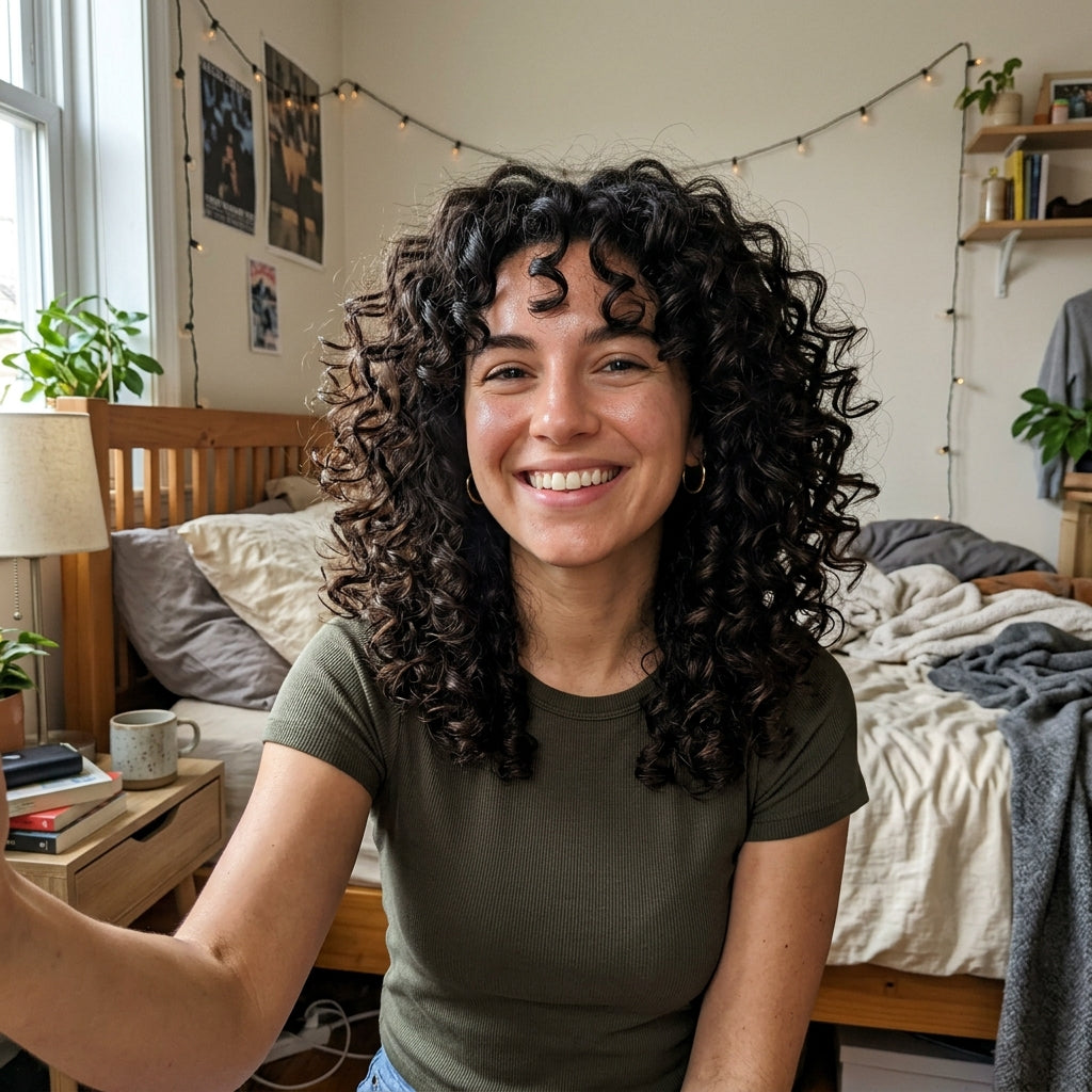 Kundenfoto Definierte Locken